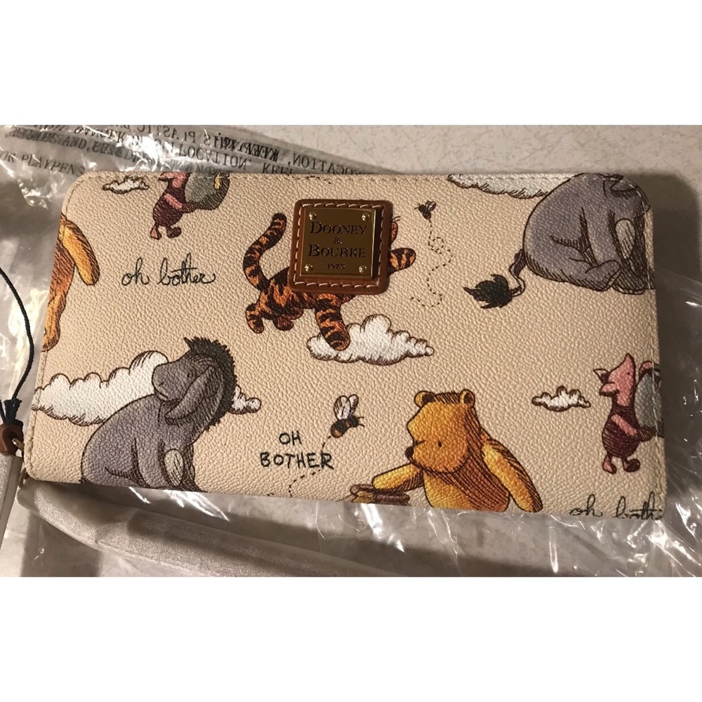 BN Dooney Pooh wallet Disney Eeyore Piglet